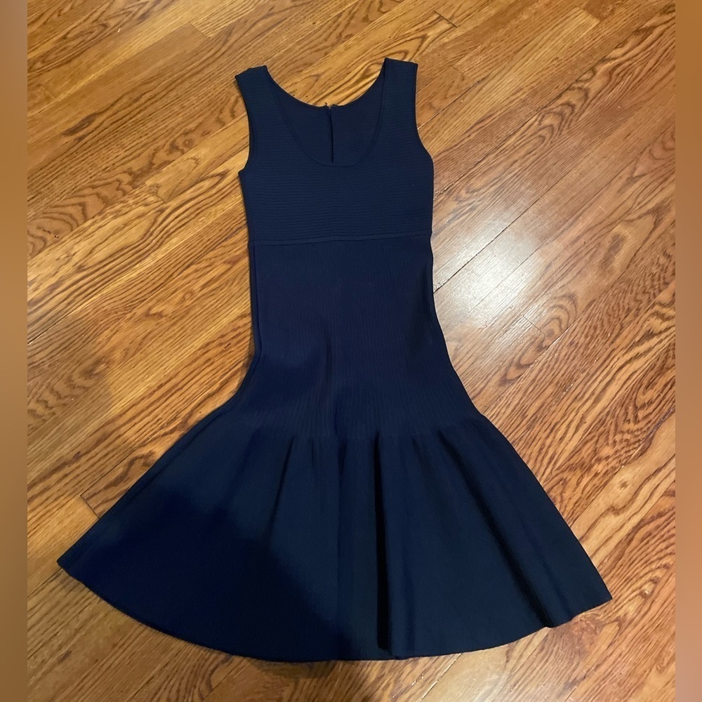 Issa London Navy Sleeveless Dress Size P